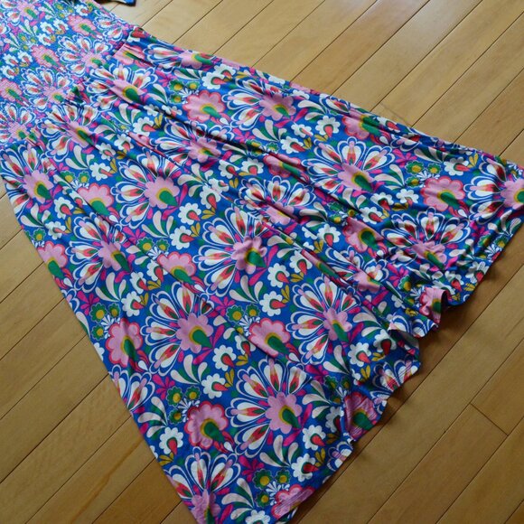 Boden Bethany Smocked Jersey Dress US 8R NWT - Picture 6 of 13